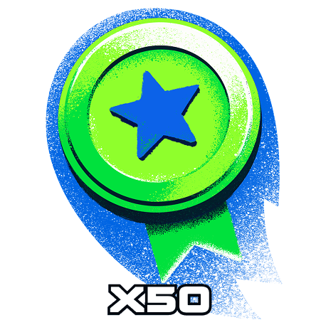 Vinci con moltiplicatore x50