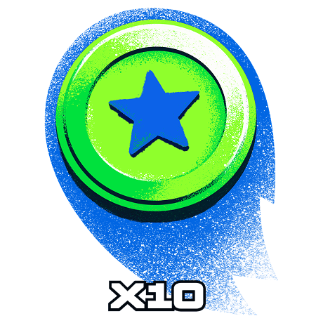 Vinci con moltiplicatore x10