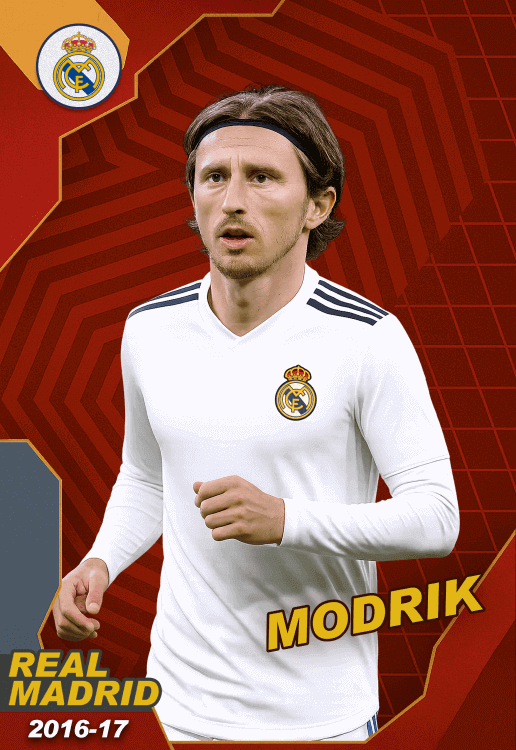 Modrik, 10, Central Midfielder